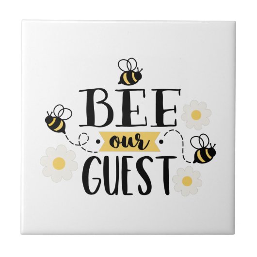 Carreau Bee Our Guest (Devant)
