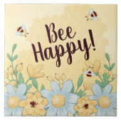 Carreau Bee Whimsical Happy (Devant)