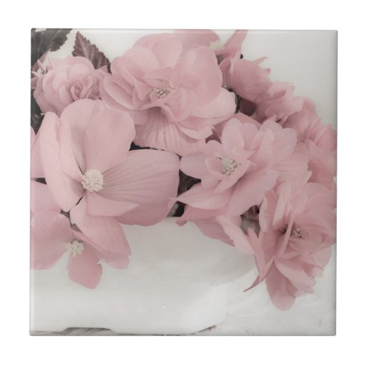 Carreau Bégonias roses (Devant)