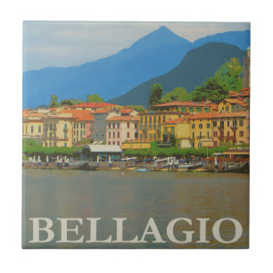 Carreau Bellagio Italie Poster Carrelage en céramique