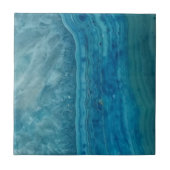 Carreau Belle Agate Bleu Moderne (Devant)