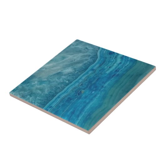 Carreau Belle Agate Bleu Moderne (Côté)