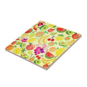 Carreau Belle aquarelle design Fruit Sud (Côté)