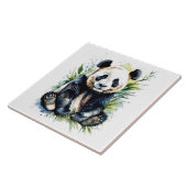 Carreau Belle aquarelle Panda Bear (Côté)
