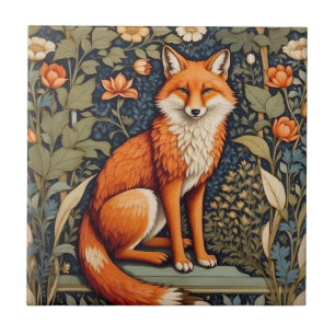 Carreau Belle assise Red Fox William Morris Inspiré