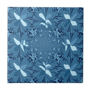 Carreau Belle Belle Iridescente bleu. motif sans couture