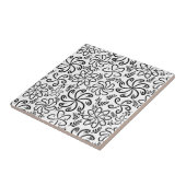 Carreau Belle Carrelage noir et blanc (Côté)