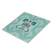 Carreau Belle céramique Art Nouveau (Côté)