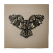 Carreau Belle Chouette rustique (Devant)