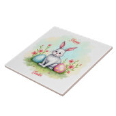 Carreau Belle Collection de Lapin de Pâques Mignon (Côté)