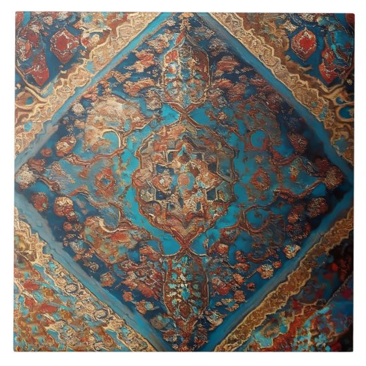 Carreau Belle collection Perse Ancien Motif tendance (Devant)