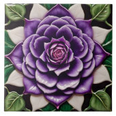 Carreau Belle Collection Rose violette tendance (Devant)