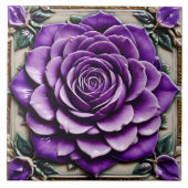 Carreau Belle collection tendance Rose violette (Devant)