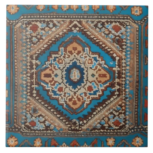 Carreau Belle collection turque ancienne Motif moderne (Devant)