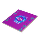 Carreau Belle conception graphique extraordinaire jaune or (Côté)