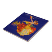 Carreau belle danseuse espagnole (Côté)