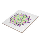 Carreau Belle fleur succulente (Côté)