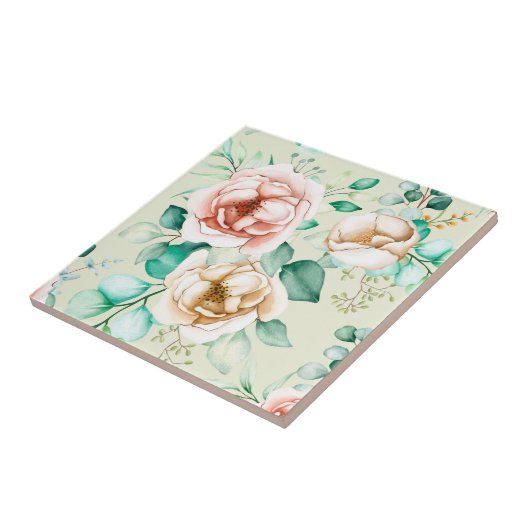 Carreau Belle florale  (Côté)