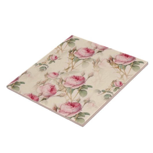 Carreau Belle florale Vintage (Côté)