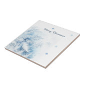 Carreau Belle gelée de Noël en hiver (Côté)