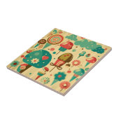 Carreau Belle glace vintage rétro (Côté)