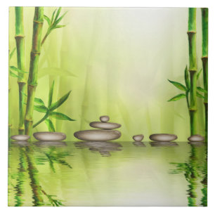 Carreau Belle illustration de Spa de relaxation zen