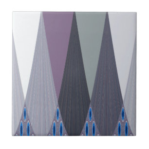 Carreau Belle impression Extraordinaire Chevron Design Art