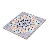 Carreau Belle Impression Géométrique Pastel Extraordinaire (Côté)