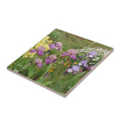 Carreau Belle Iris Fleur violet Fleur Photo (Côté)