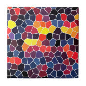 Carreau Belle mosaïque de Motif de nid d'abeille multicolo (Devant)