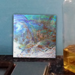 Carreau Belle Paua Black Abalone Nouvelle-Zélande Shell<br><div class="desc">Belle coquille Paua de l'unique ormeau noir de Nouvelle-Zélande. Cette coquille est célèbre dans le monde entier pour son utilisation dans la bijouterie,  car elle est à la différence de toute autre coquille incomparable en beauté et de fortes qualités de perles arc-en-ciel.</div>