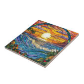 Carreau belle plage par la fenêtre (Côté)