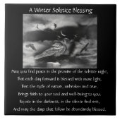 Carreau Belle Solstice d'hiver Ravens et Crescent Moon (Devant)