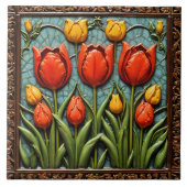 Carreau Belle Tulipes Collection populaire (Devant)