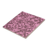 Carreau Belle veine rose marbre clair foncé (Côté)