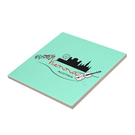 Carreau Belle Vienne, Autriche (Côté)