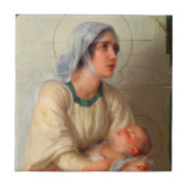 Carreau Belle Vierge et Enfant (Devant)