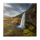 Carreau Belle vue de paysage de Seljalandsfoss (Devant)