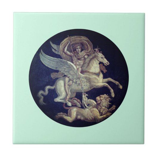 Carreau Bellerophon on Pegasus (Devant)