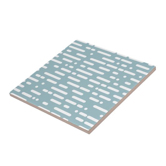 Carreau Belles couleurs bleu clair et blanc l Abstrait Mod (Côté)