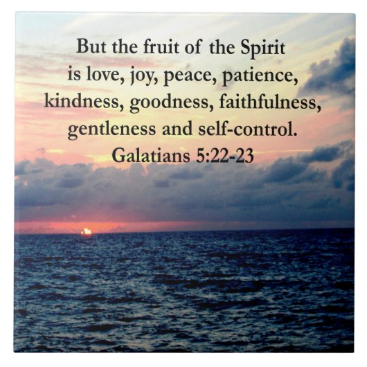 CARREAU BELLES FRUITS GALATIENS DE L'ESPRIT (Devant)