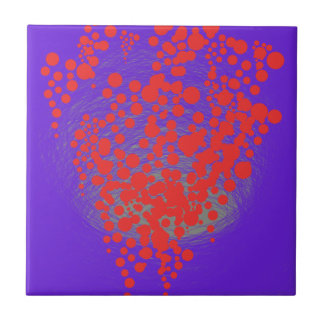 Carreau bellevueuse bulle rouge ballon