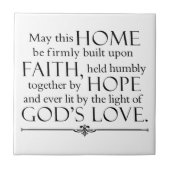 Carreau Bénédiction à la maison (Devant)