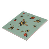 Carreau Beneficial Bees n Ladybugs (Côté)