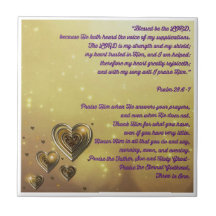 Béni Sois le Seigneur Psaume 28:6-7