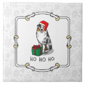 Carreau Berger australien de Noël (bleu merle tan/w 1) (Devant)