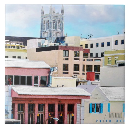 Carreau Bermudes - Hamilton Skyline (Devant)