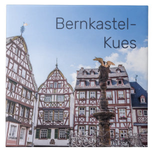 Carreau Bernkastel-Kues Façades historiques Allemagne Souv