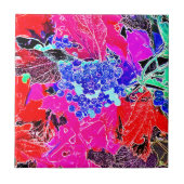 CARREAU BERRIES ET FEUILLES (Devant)