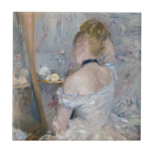 Carreau Berthe Morisot - Femme à sa Toilette (Devant)